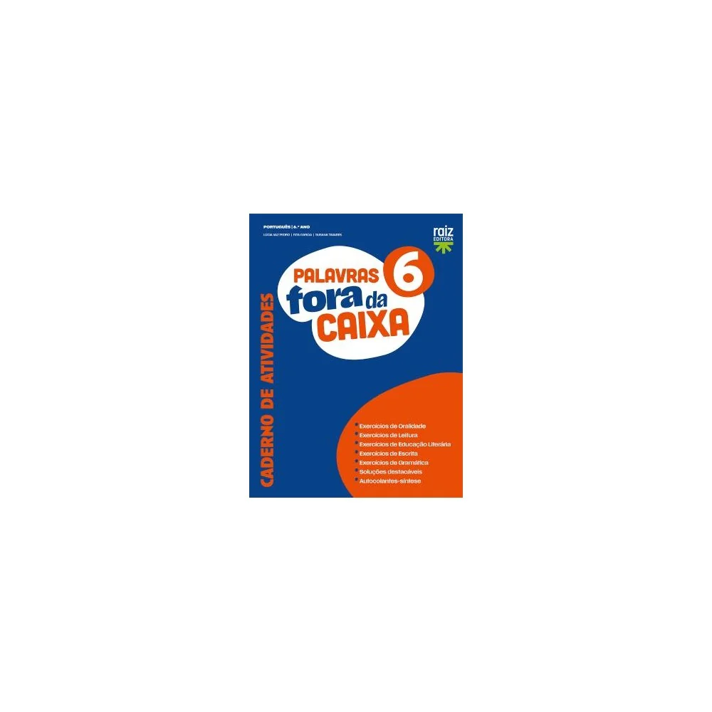 9789897445828 - Palavras Fora da Caixa 6 - Português - Caderno de Atividades