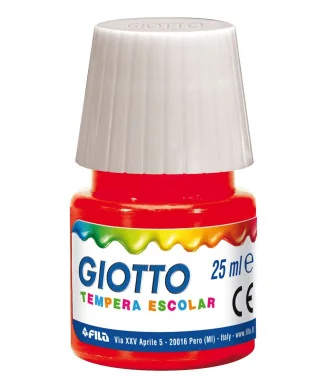 Frasco Guache Escolar Giotto 25 ml 356907 Vermelho