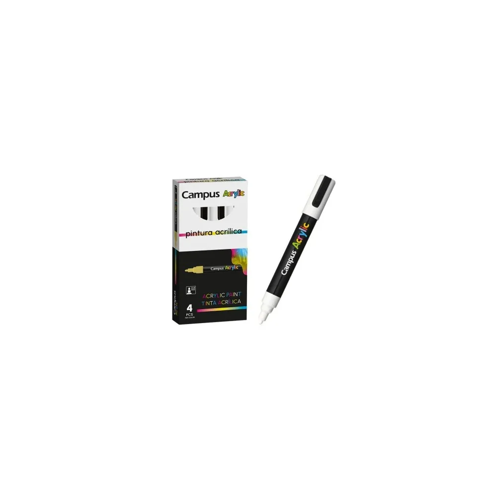 8426307330961 - Marcadores Campus Acrylic 2mm Branco