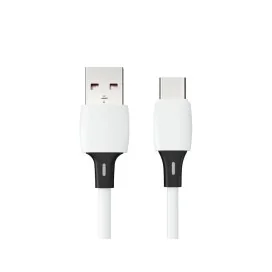Cabo USb-C a USB-A Q-Connect PVC 2M Branco