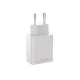 Carregador USB-A e USB-C Q-Connect 20W Branco