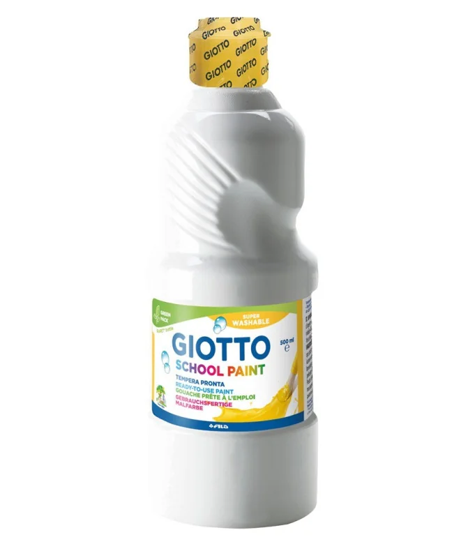 Frasco Guache Escolar Giotto 500 ml 535301 Branco