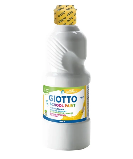 Frasco Guache Escolar Giotto 500 ml 535301 Branco