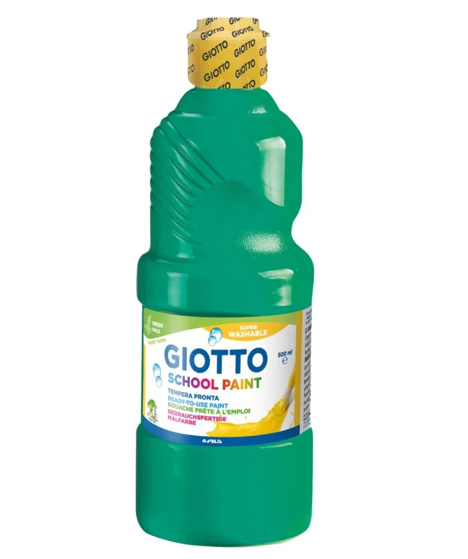 Frasco Guache Escolar Giotto 500 ml 535312 Verde