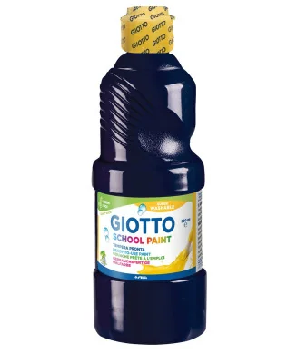 Frasco Guache Escolar Giotto 500 ml 535324 Preto