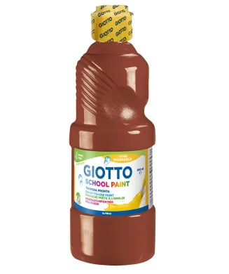 Frasco Guache Escolar Giotto 500 ml 535328 Castanho