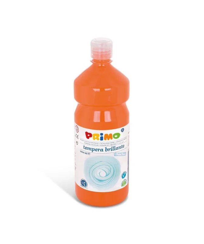 Frasco Guache Primo 1 Litro BR1000250 Laranja