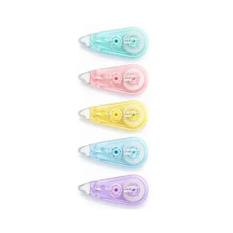 Corretor Fita Campus Mini Cores Pastel 5mmx6m
