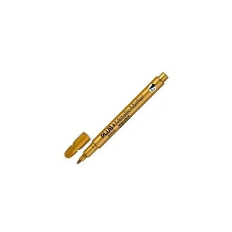 Marcador Permanente Special Plus Office Metalic 1,2mm Dourado