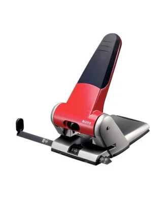 Furador Leitz 2 Furos 65 Folhas 5180 Vermelho