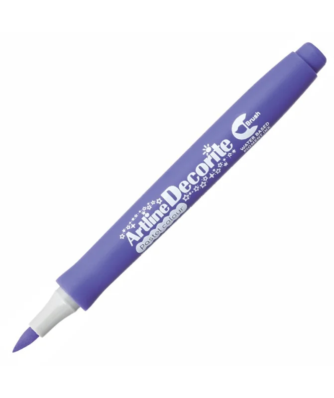 Marcador Artline Decorite Brush Pastel Violeta