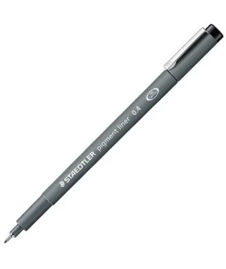 Marcador Calibrado Staedtler 308 Pigment Liner Preto 0,4mm