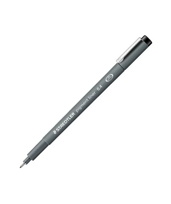 Marcador Calibrado Staedtler 308 Pigment Liner Preto 0,4mm