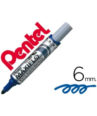 Marcador p/Quadro Branco Pentel Maxiflo MWL5M Azul