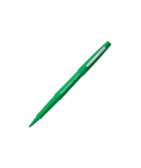 Marcador Papermate Futura Flair Nylon M Verde