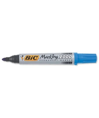 Marcador Permanente BIC Ponta Redonda 2000 Azul