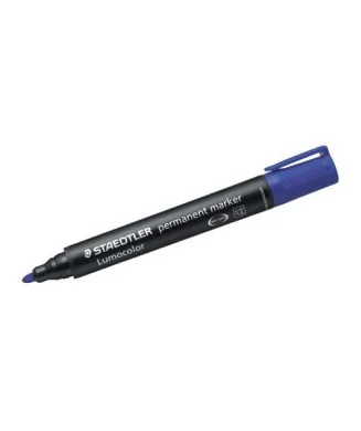 Marcador Permanente Staedtler Ponta Redonda 352 Azul