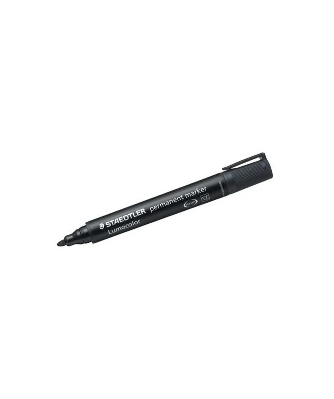 Marcador Permanente Staedtler Ponta Redonda 352 Preto