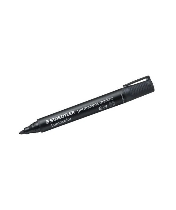 Marcador Permanente Staedtler Ponta Redonda 352 Preto