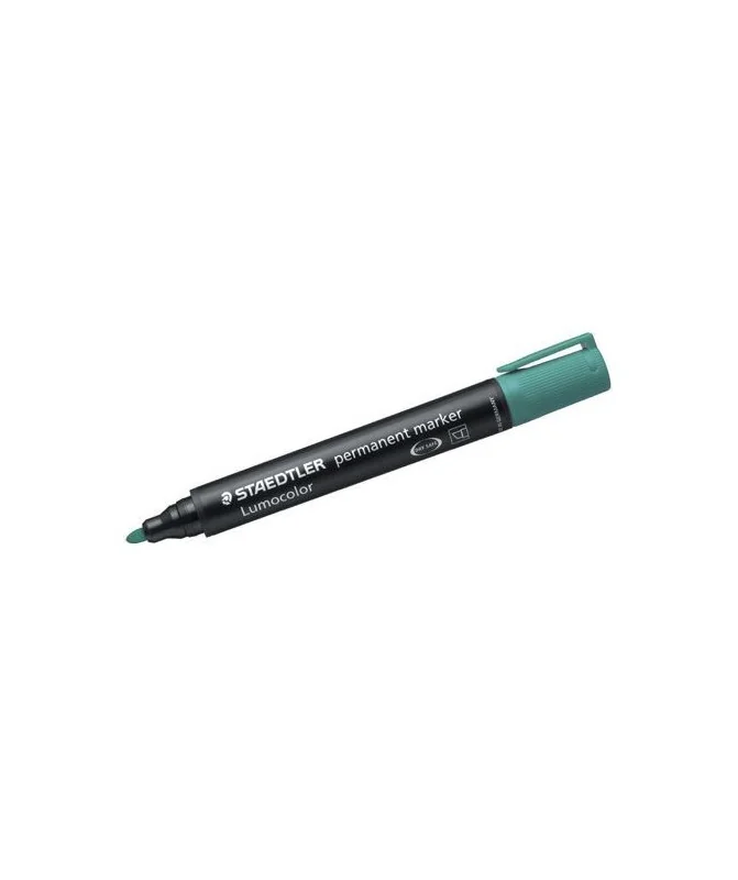 Marcador Permanente Staedtler Ponta Redonda 352 Verde