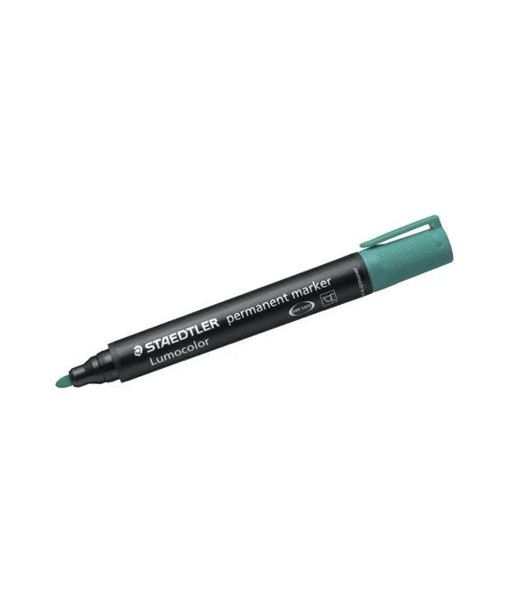 Marcador Permanente Staedtler Ponta Redonda 352 Verde