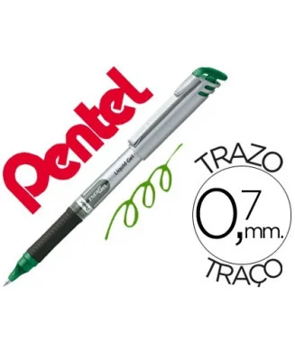 Marcador Roller Pentel Energel 0,7mm BL-17 Verde