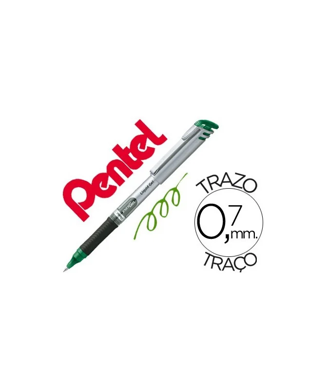 Marcador Roller Pentel Energel 0,7mm BL-17 Verde