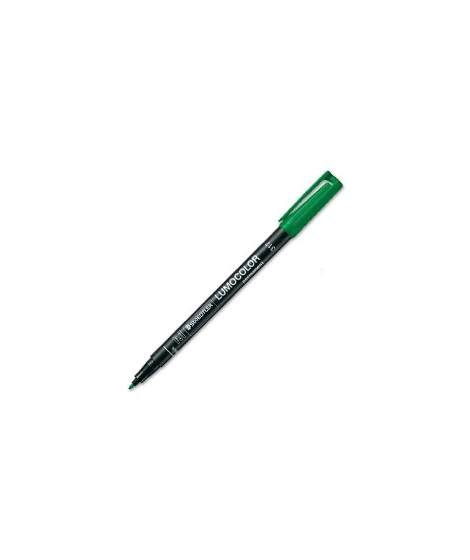 Marcador Staedtler Lumocolor para Acetato Ponta Média 1mm 317-5 Verde