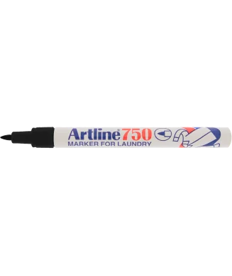 Marcador Textil 0,7mm Artline 750 Preto