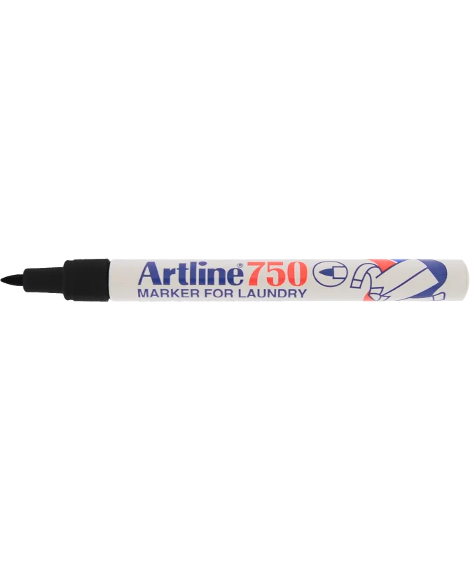 Marcador Textil 0,7mm Artline 750 Preto