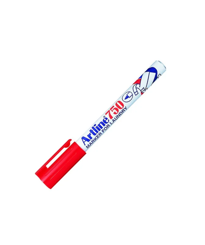 Marcador Textil 0,7mm Artline 750 Vermelho