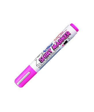 Marcador T-Shirt Marker Artline 2mm EKT-2 Fluorescente Rosa