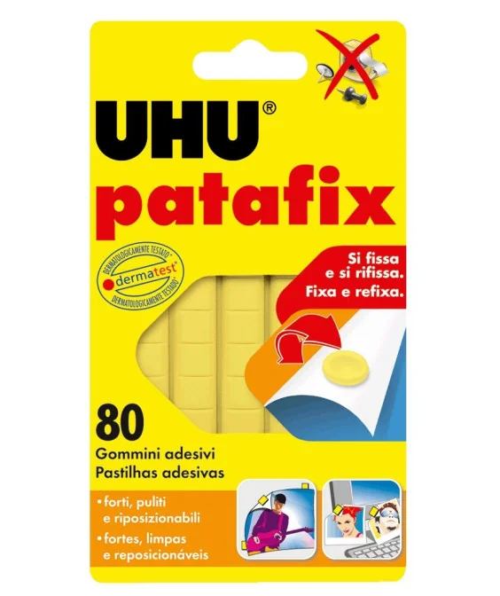 Massa Adesiva UHU Patafix 40498 Amarelo