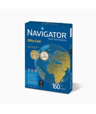 Pack 250 Folhas Papel Fotocópia Navigator A4 160g Branco