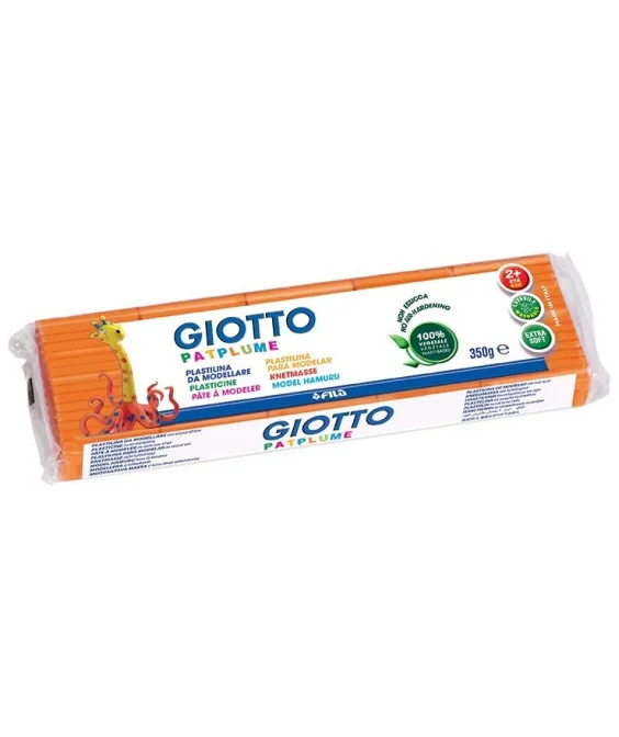 Plasticina Vegetal Giotto Patplume 350grs 510110 Laranja