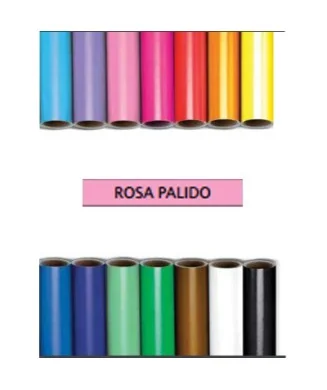 Rolo Papel Lustro c/25 Fls. Pic. 50x65cms 12909 Rosa