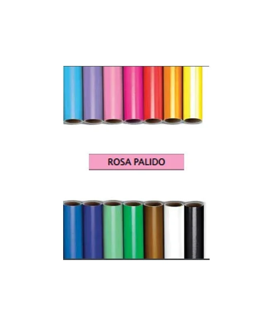 Rolo Papel Lustro c/25 Fls. Pic. 50x65cms 12909 Rosa