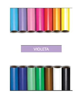 Rolo Papel Lustro c/25 Fls. Pic. 50x65cms 12937 Violeta