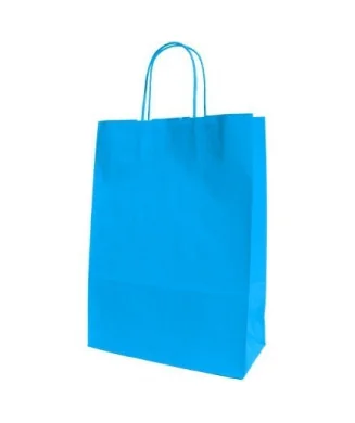 Saco Papel Mini A5 18x8x23cms Azul