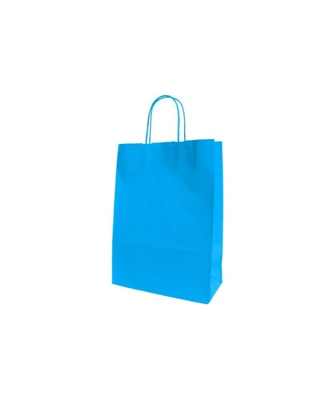 Saco Papel Pequeno A4 24x11x32cms Azul