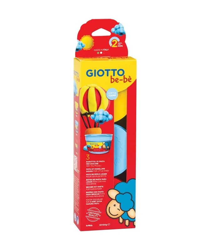 Set Giotto Bebé 3 Boiões Pasta de Modelar 462501