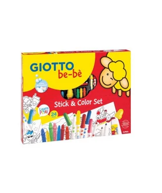 Set Giotto Bebé para Colorir Stick & Color 467100