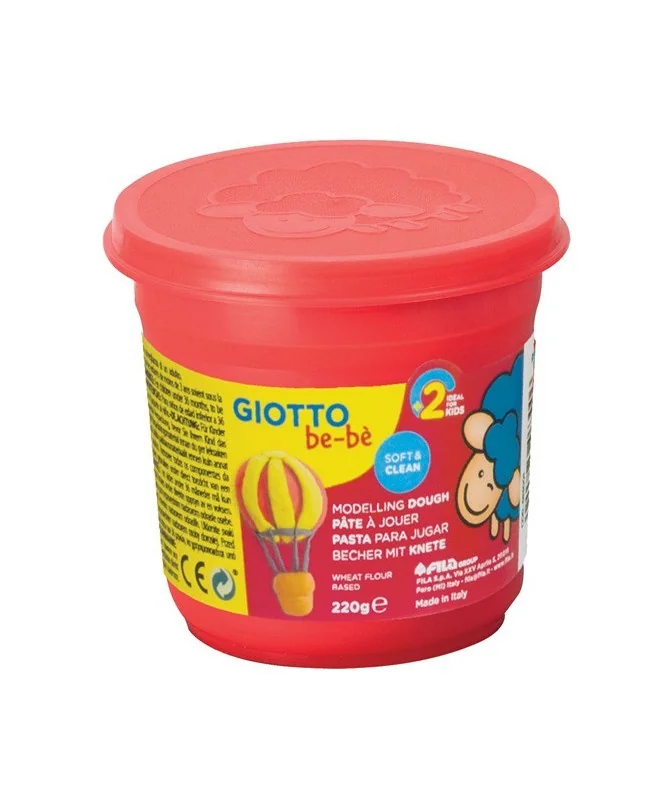 Boião Pasta de Modelar Giotto BeBé 220 gr 463001 Vermelho