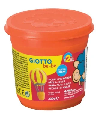 Boião Pasta de Modelar Giotto BeBé 220 gr 463003 Laranja