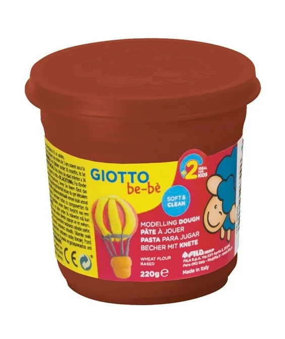 Boião Pasta de Modelar Giotto BeBé 220 gr 463007 Castanho