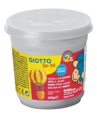 Boião Pasta de Modelar Giotto BeBé 220 gr 463008 Branco