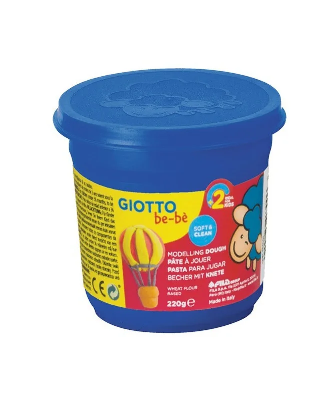 Boião Pasta de Modelar Giotto BeBé 220 gr 463009 Azul Escuro