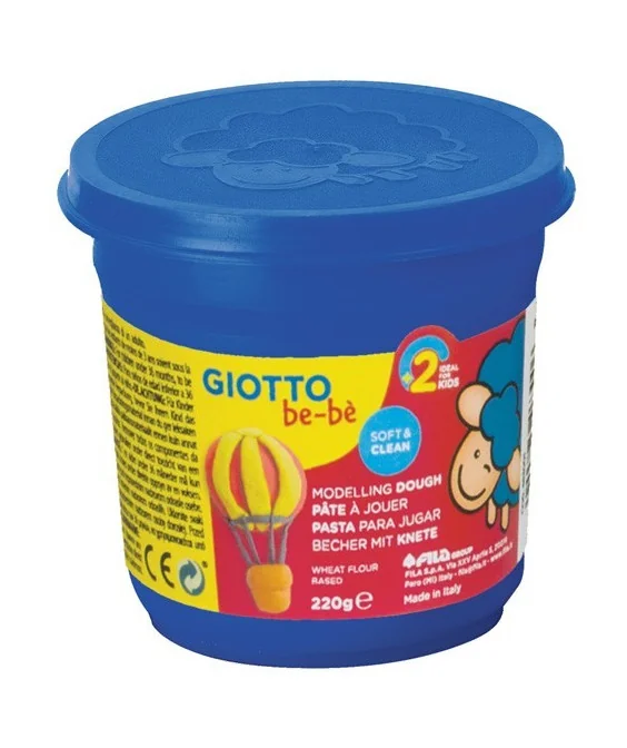 Boião Pasta de Modelar Giotto BeBé 220 gr 463009 Azul Escuro