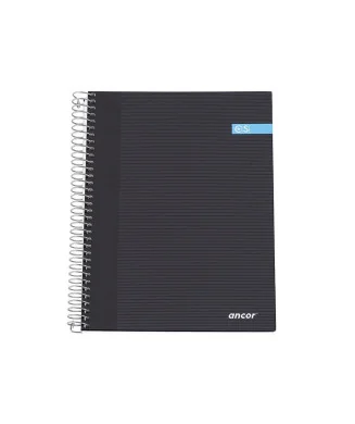 Caderno A4 C/Argolas Capa Flexivel Azul 80fls/70grs CST Liso