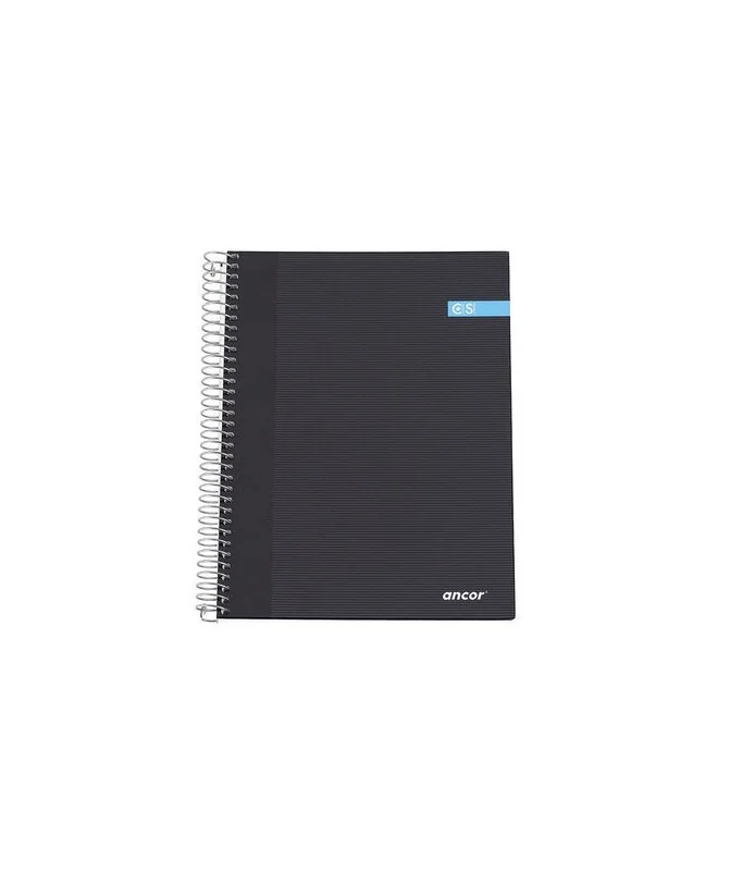 Caderno A5 Capa Azul Flexivel C/ Argolas Pautado 80fls 70grs